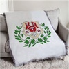 Greekgear Chi Omega Chi O Full Color Crest Afghan Blanket Throw