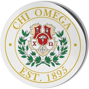 Chi Omega Chi O Circle Crest – Shield Decal