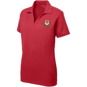 Chi Omega Chi O Emblem Polo 2X-Large True Red