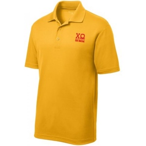 Chi Omega Greek Letter Polos(Yellow)