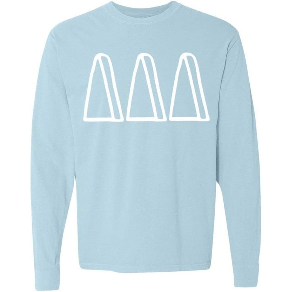 image:imageDelta Delta Delta Greek Long Sleeve TShirtChambray