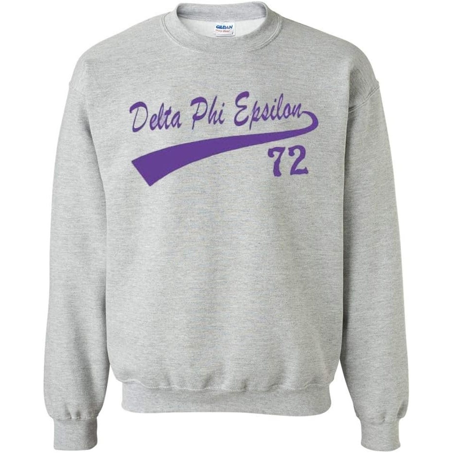 image:imageDelta Phi Epsilon DPHIE Tail SweatshirtsLight Grey