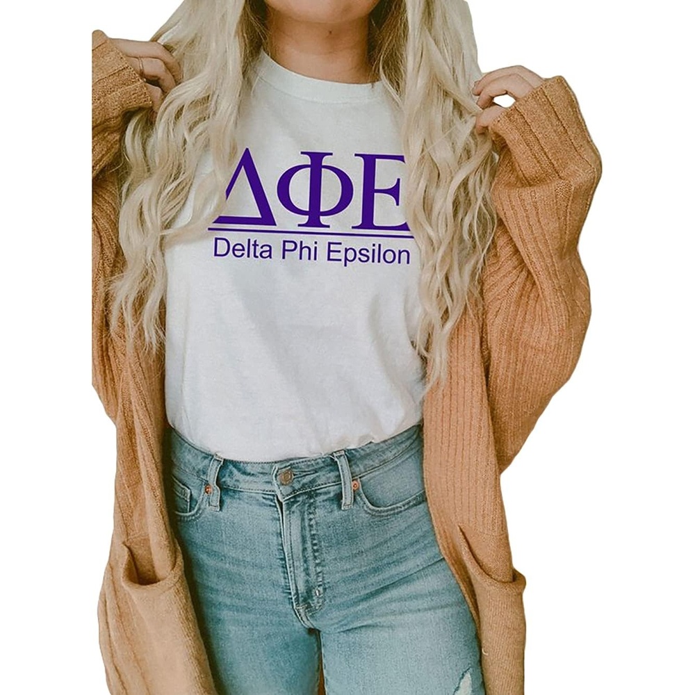 image:imageDelta Phi Epsilon Heavyweight TShirtWhite