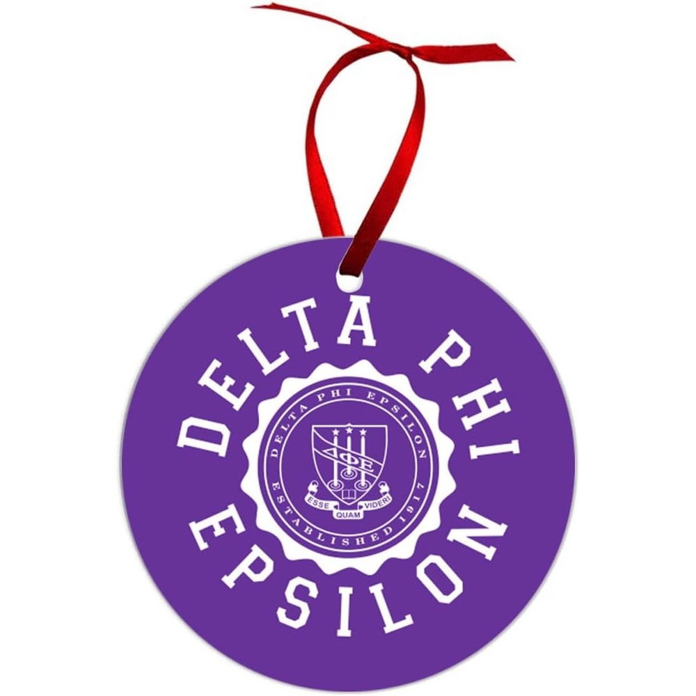 image:imageDelta Phi Epsilon Shield Christmas Ornaments