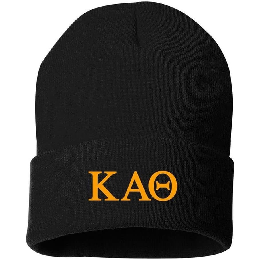 image:imageGreekgear Kappa Alpha Theta Greek Letter Knit Cap Black