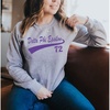 Delta Phi Epsilon DPHIE Tail Sweatshirts(Light Grey)