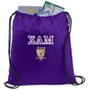 Greekgear Sigma Alpha Mu Crest Shield Cinch Sack