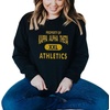Kappa Alpha Theta Athletics Crewneck Sweatshirt(Black)
