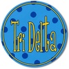 Delta Delta Delta Bumper Stickers 4″ Round
