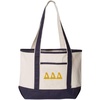 Delta Delta Delta Sailing Tote Bag(Natural/ Navy)