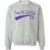 Delta Phi Epsilon DPHIE Tail Sweatshirts(Light Grey)