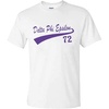 Delta Phi Epsilon DPHIE Tail T-Shirts(White)