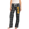 Greekgear Kappa Alpha Theta Women’s Flannel Plaid Pant – PJ’s(Black)