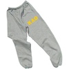 Greekgear Women’s Kappa Alpha Theta Lettered Thigh Sweatpants(Sports Grey)
