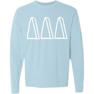 Delta Delta Delta Greek Long Sleeve T-Shirt(Chambray)