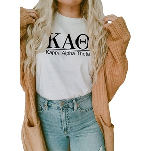 Kappa Alpha Theta Heavyweight T-Shirt(White)