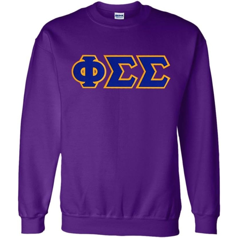 image:imageGreekgear Phi Sigma Sigma Lettered CrewneckPurple
