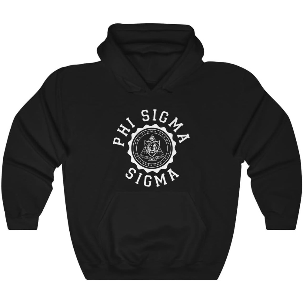 image:imageGreekgear Phi Sigma Sigma Unisex College Seal HoodieBlack