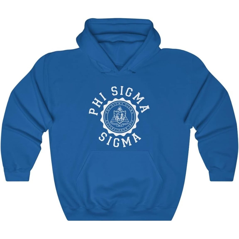 image:imageGreekgear Phi Sigma Sigma Unisex College Seal HoodieRoyal