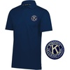 Greekgear Men’s Kiwanis Seal Prism Polo(Navy Blue)