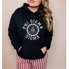 Greekgear Phi Sigma Sigma Unisex College Seal Hoodie(Black)