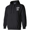 Greekgear Alpha Chi Rho Social Hooded Sweatshirt(Black)