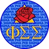 Phi Sigma Sigma Mascot Round Decals