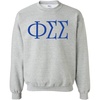 Phi Sigma Sigma University Crewneck Sweatshirts(Light Grey)