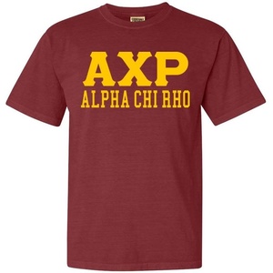 Alpha Chi Rho Greek Heavyweight T-Shirt(Berry)