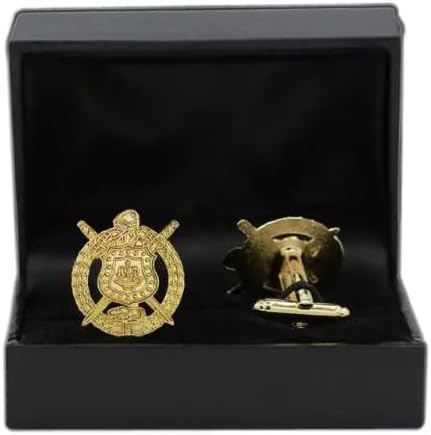 image:imageOmega Psi Phi Shield Gold Look Cuff Links