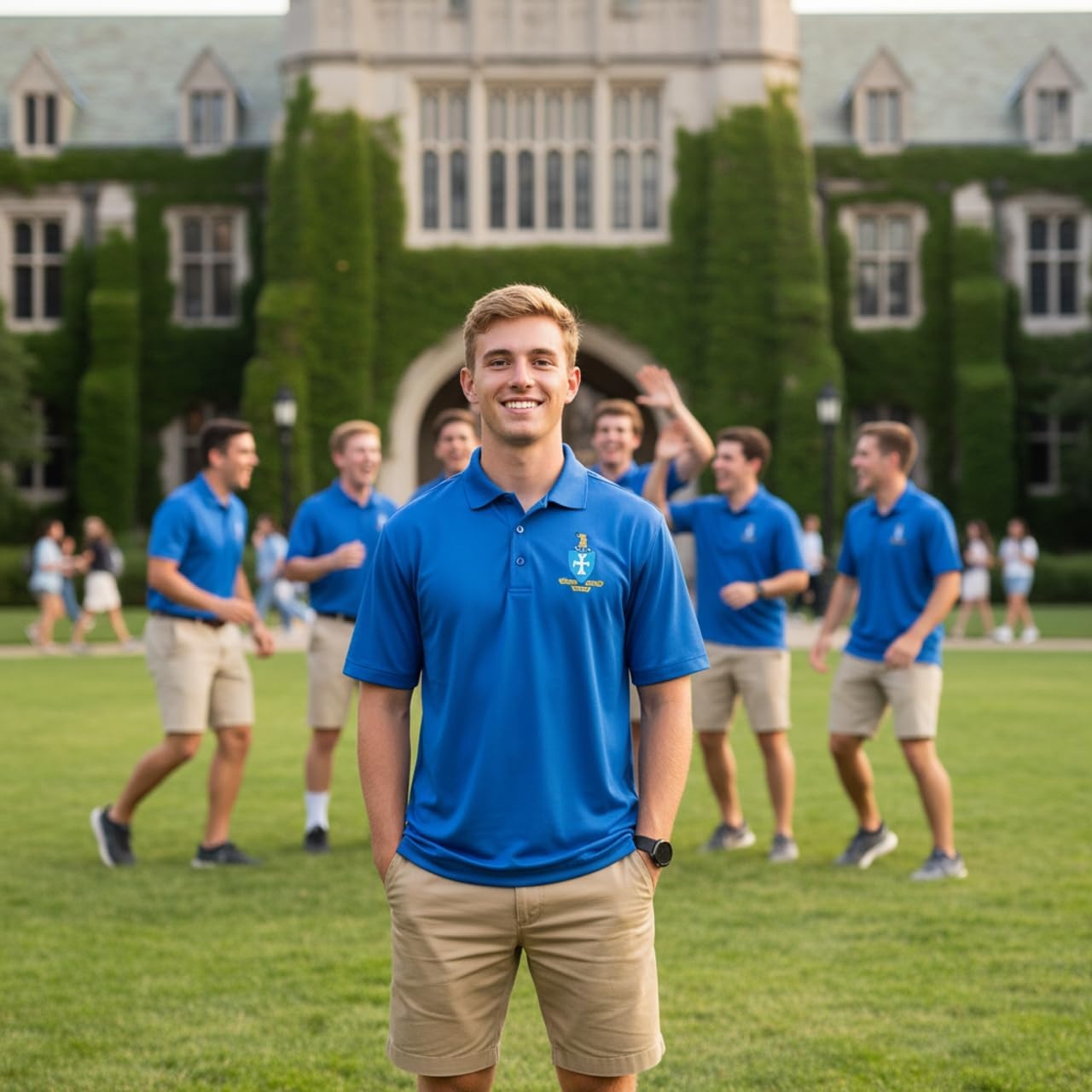 image:imageSigma Chi Emblem PoloTrue Royal
