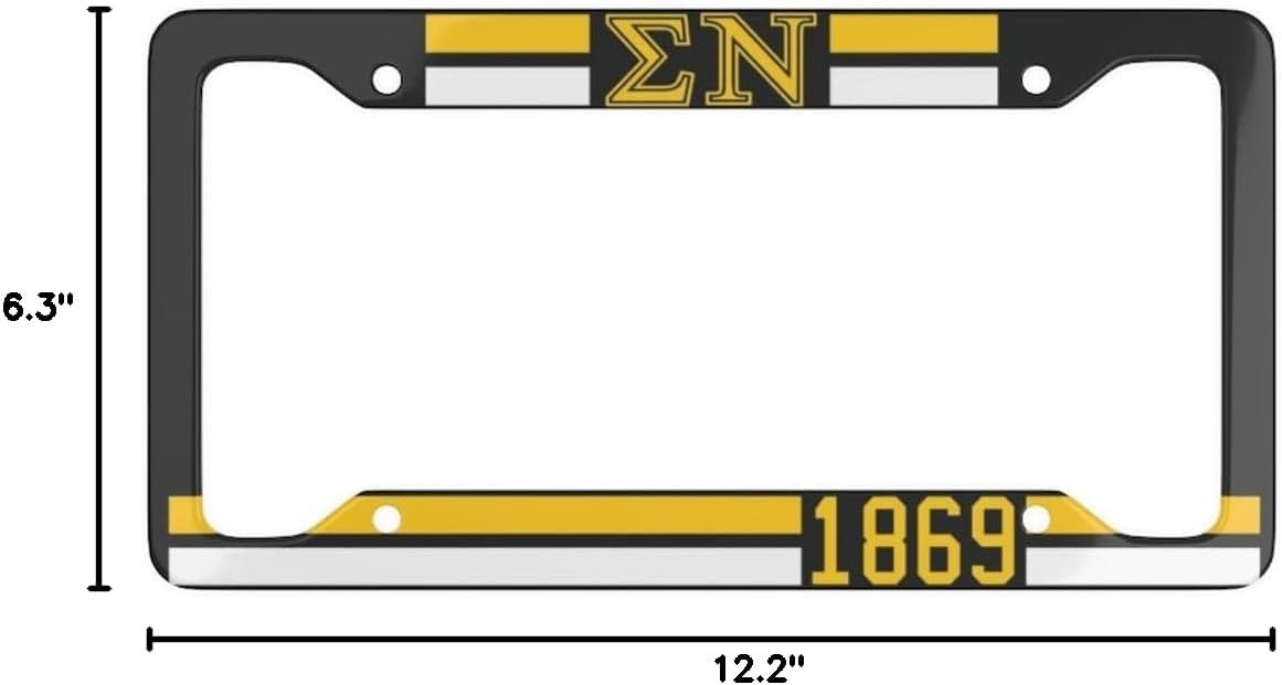 image:imageSigma Nu Year License Plate Frames