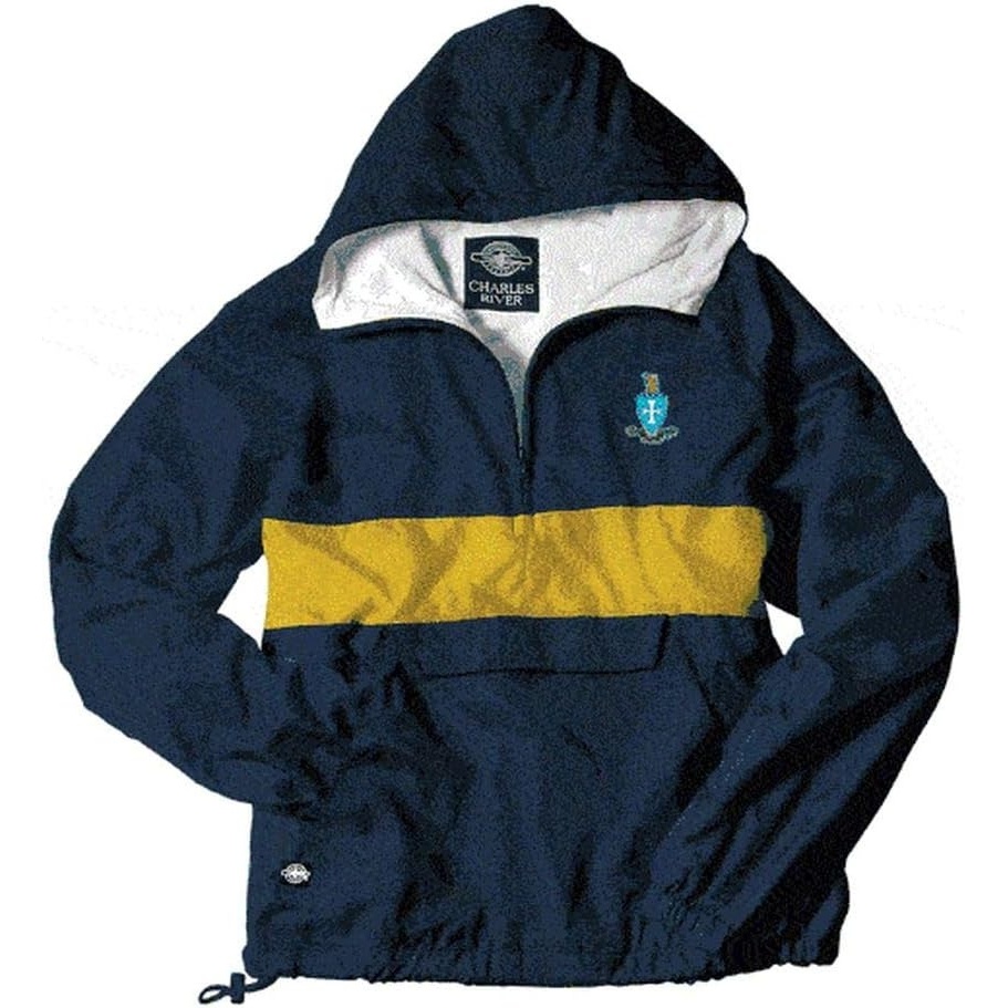 image:imageGreekgear Sigma Chi Anorak PulloverNavyGold
