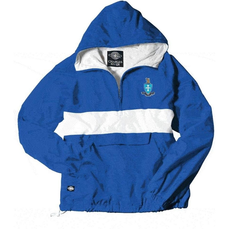 image:imageGreekgear Sigma Chi AnorakRoyal BlueWhite
