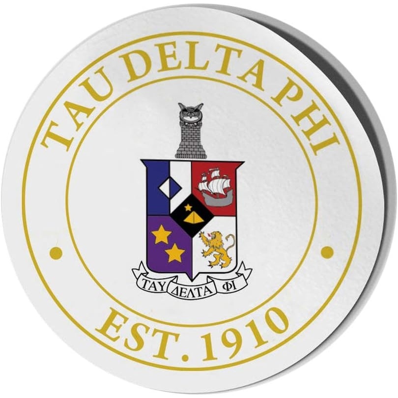 image:imageGreekgear Tau Delta Phi Circle Crest Shield Decal
