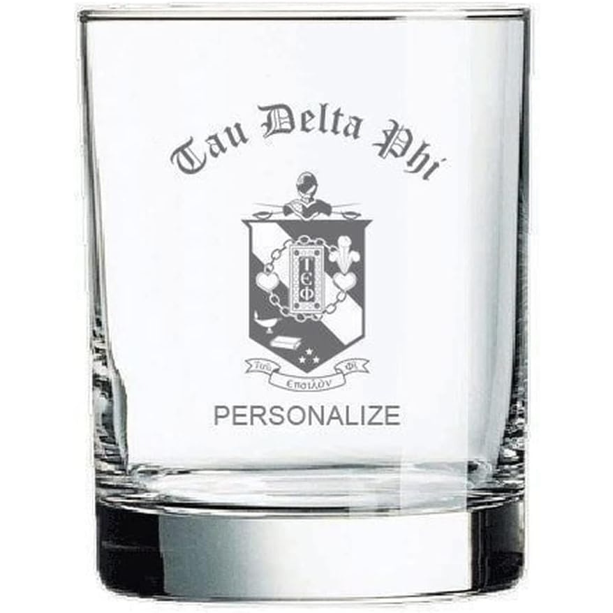 image:imageGreekgear Tau Delta Phi Old Style Glass Transparent