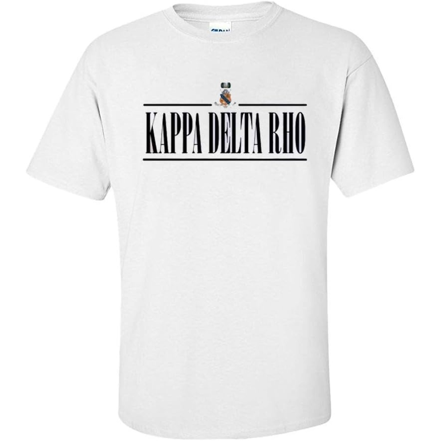 image:imageKappa Delta Rho 2020 Crest TeeWhite