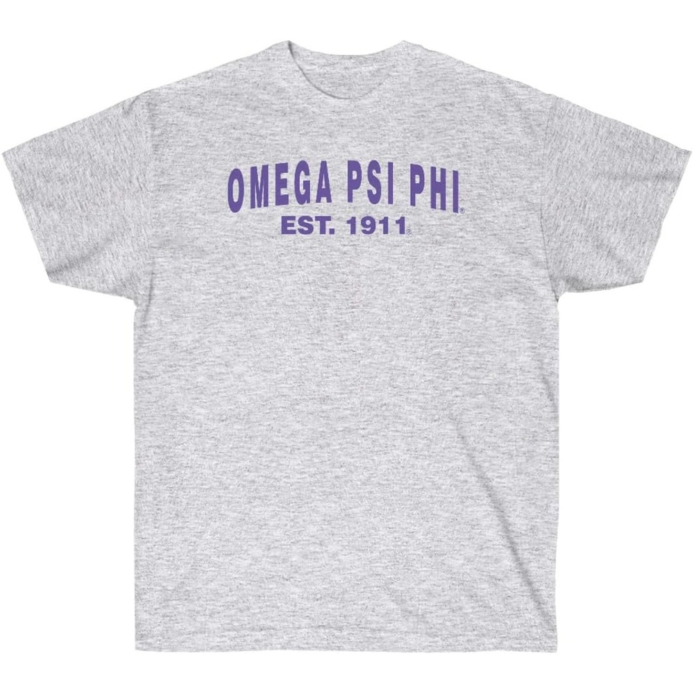 image:imageOmega Psi Phi Established TShirtLight Grey