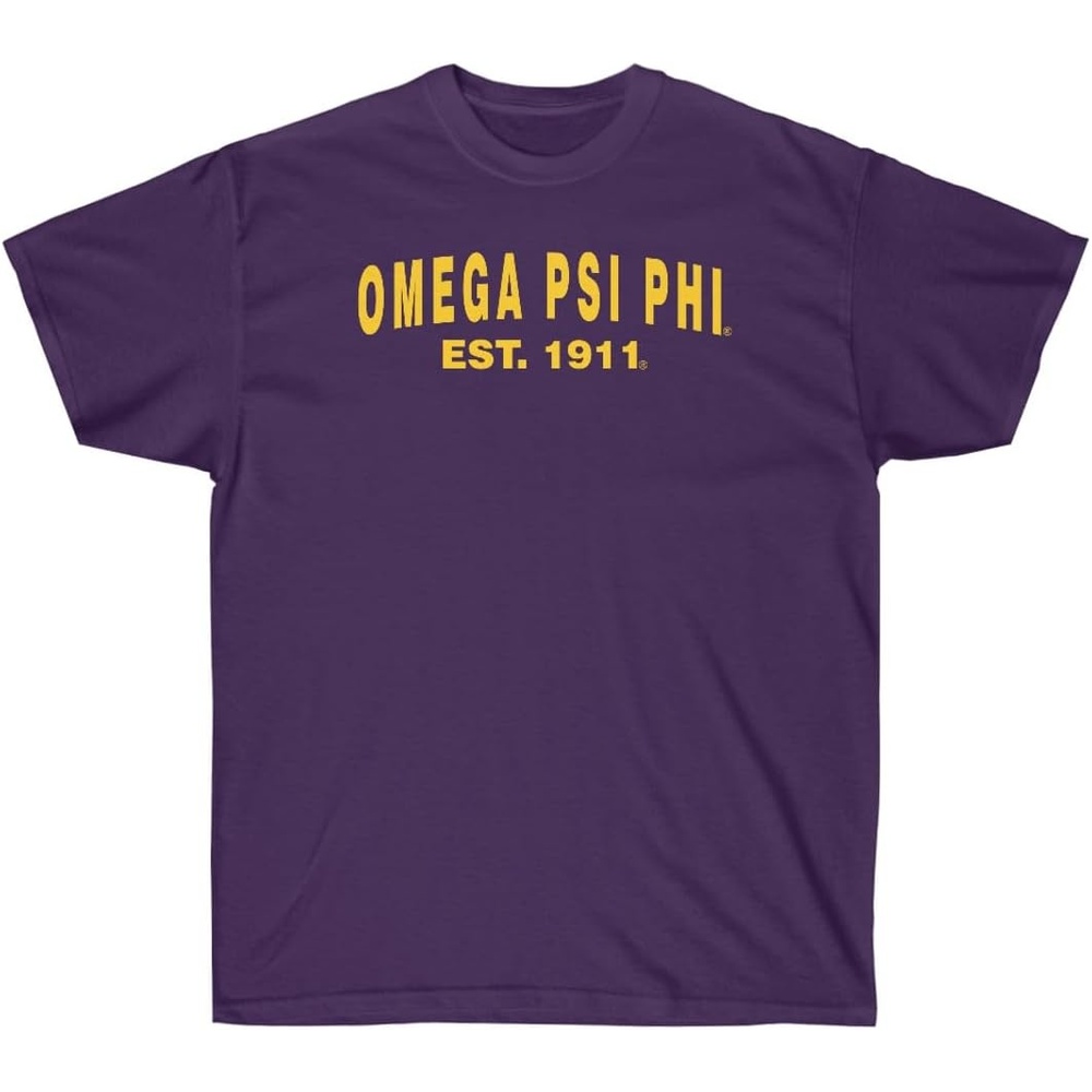 image:imageOmega Psi Phi Established TShirtPurple