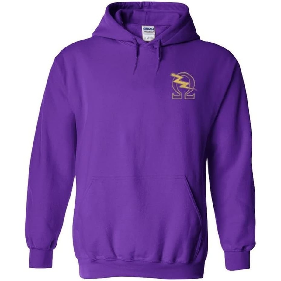 image:imageOmega Psi Phi Hoody Omega Phi Psi BoltPurple