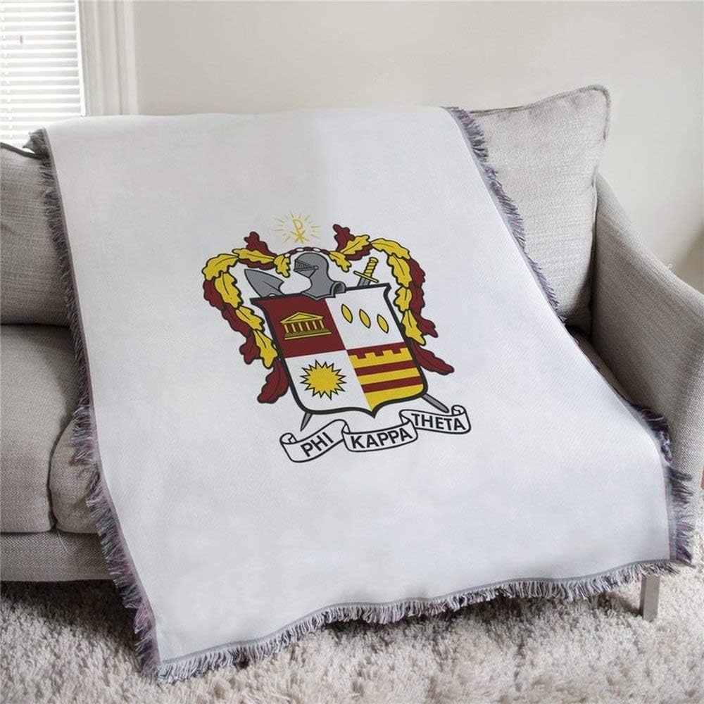 image:imagePhi Kappa Theta Full Color Crest Afghan Blanket Throw