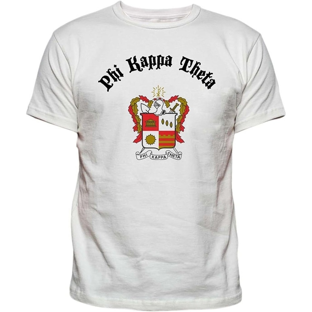 image:imagePhi Kappa Theta Vintage Crest TShirtWhite