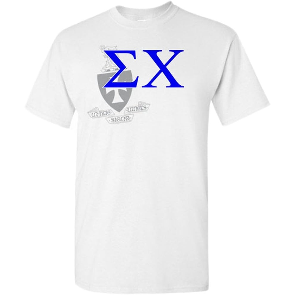 image:imageSigma Chi Greek Crest TShirtLight Grey