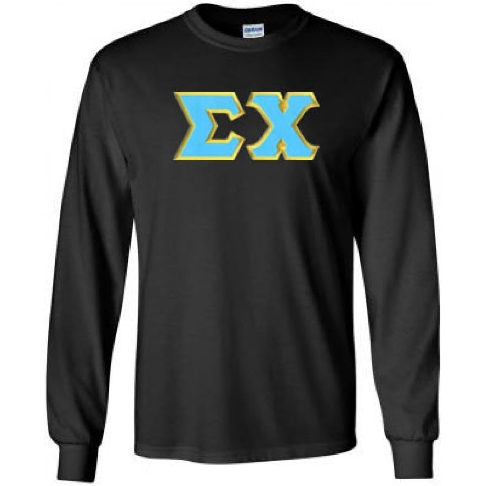 image:imageSigma Chi Lettered Long SleeveBlack