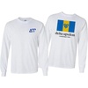 Delta Upsilon DU Flag Long Sleeve T-Shirt(White)