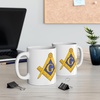 Greekgear Mason Crest Ceramic Coffee Cup, 11oz