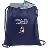 Greekgear Tau Delta Phi Crest Shield Cinch Sack