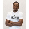 Omega Psi Phi Line Crest Tee(White)