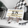 Sigma Nu Lettered Lines License Covers