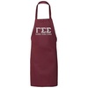 Greekgear Gamma Sigma Sigma Large Apron Maroon